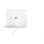 ONLI APPLIQUE PLAK LED CON USB COL.BIANCO 4884/APB