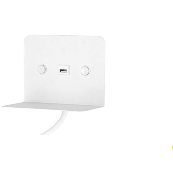 ONLI APPLIQUE PLAK LED CON USB COL.BIANCO 4884/APB