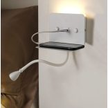 ONLI APPLIQUE PLAK LED CON USB COL.BIANCO 4884/APB