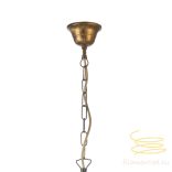 ONLI LAMPADARIO POMPEI 5 LUCI BRONZO CON PAR. SABBIA 4885/5BP