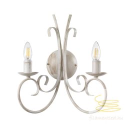 ONLI APPLIQUE POMPEI 2 LUCI BIANCO INVECCHIATO 4885/AP2