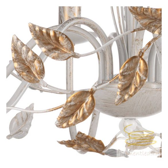 ONLI LAMPADARIO COLLANA/6 AVORIO-ORO 4915/6A