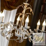 ONLI LAMPADARIO COLLANA/6 AVORIO-ORO 4915/6A