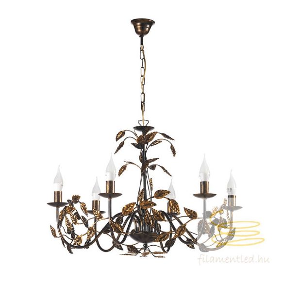 ONLI LAMPADARIO COLLANA/6 BRONZO-ORO 4915/6B