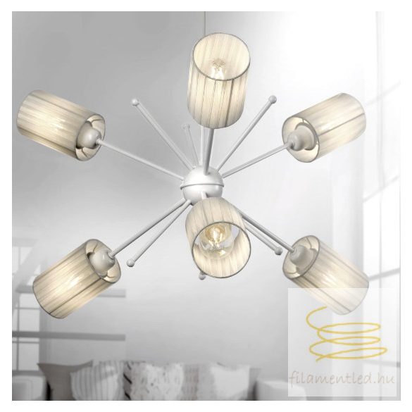 ONLI SOSPENSIONE GALASSIA BIANCA C/PARALUMI BIANCHI 4934/6PB