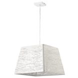 ONLI SOSP. QUADRATA BOBBY 40x40 COL.BIANCO 4945/SG