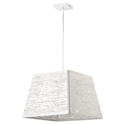 ONLI SOSP. QUADRATA BOBBY 40x40 COL.BIANCO 4945/SG