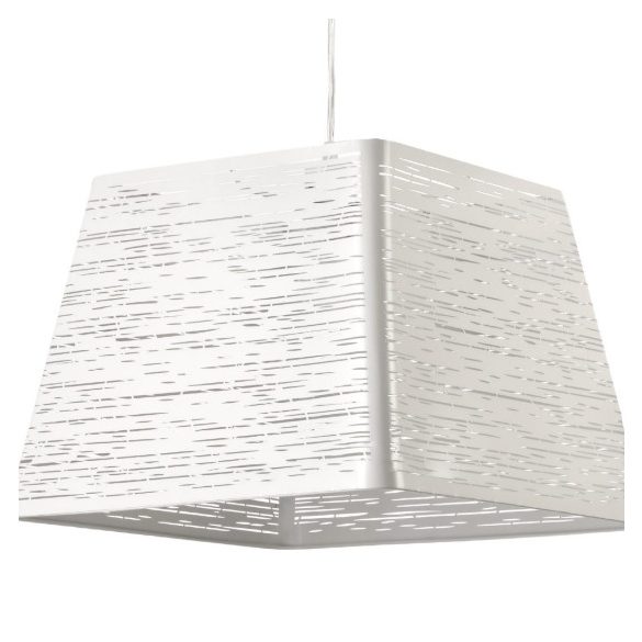 ONLI SOSP. QUADRATA BOBBY 40x40 COL.BIANCO 4945/SG