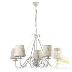 ONLI LAMPADARIO POLETTE 5 LUCI COL.SABBIA 4966/5S