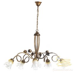ONLI LAMPADARIO ARIANNA 5 LUCI BRONZO 4984/5