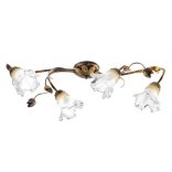 ONLI PLAFONIERA ARIANNA 4  LUCI BRONZO 4984/PL4