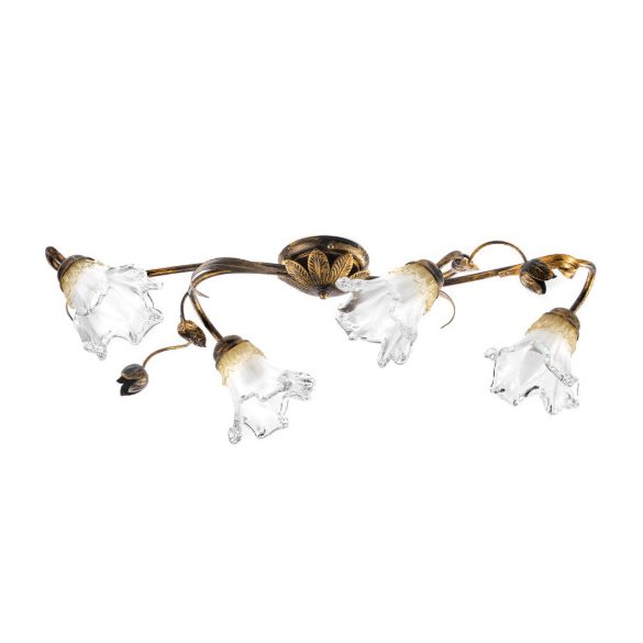 ONLI PLAFONIERA ARIANNA 4  LUCI BRONZO 4984/PL4