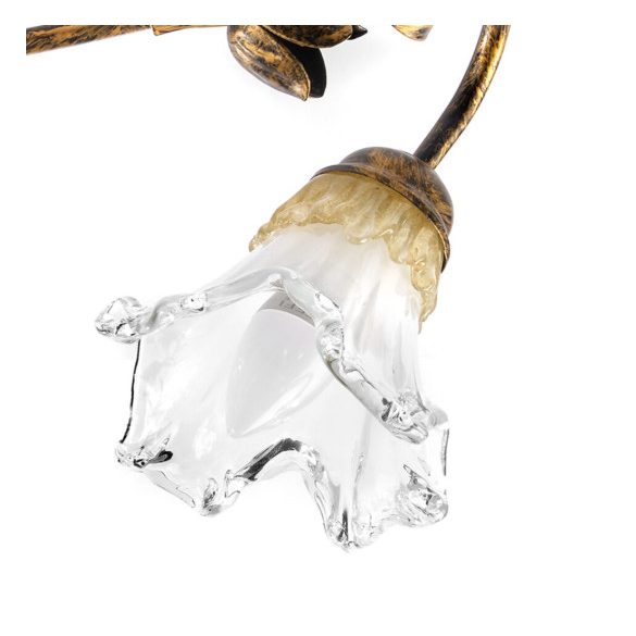 ONLI PLAFONIERA ARIANNA 4  LUCI BRONZO 4984/PL4