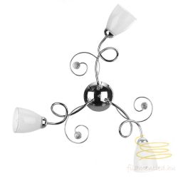 ONLI PLAFONIERA LUIGIA 3 LUCI COL.CROMO 4986/PL3