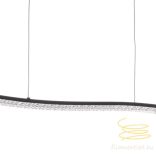 ONLI SOSPENSIONE ONDA COL.NERO L.100 CM LED 4000K 5011/S