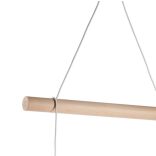 ONLI SOSPENSIONE BALDO 2xE27 CAVI BIANCHI CON PARALUMI 5016/2PB