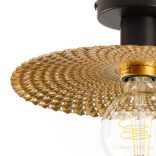 ONLI PLAFONIERA PIATTINO GOLDEN DIAM. 28 CM 5027/PLP