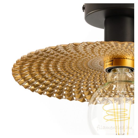ONLI PLAFONIERA PIATTINO GOLDEN DIAM. 28 CM 5027/PLP