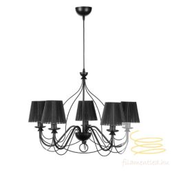 ONLI LAMPADARIO LORIS/5 COL. NERO PAR. NERI 5031/5NP