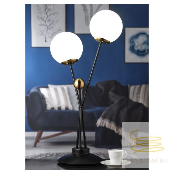 ONLI LUME GRANDE BILLO NERO/OTTONE 2xE14 5043/LG