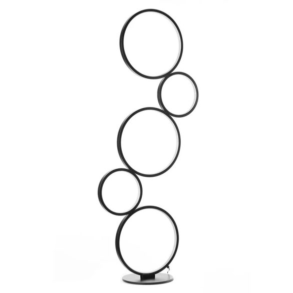 ONLI PIANTANA RINGS LED 4000K COL.NERO 5045/PTNF