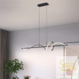 ONLI SOSPENSIONE TWIST NERA L.110 CM LED 30W 4000K 5061/SN