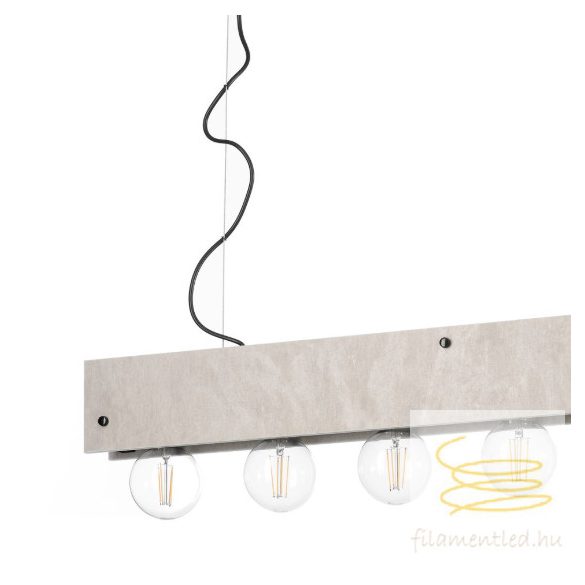 ONLI SOSPENSIONE ARGO LINEARE 6xE27 COL. CEMENTO 5064/SC