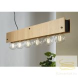 ONLI SOSPENSIONE ARGO LINEARE 6xE27 COL. LEGNO 5064/SL