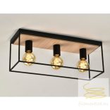 ONLI PLAFONIERA PEPE LEGNO/NERO 3 LUCI 5065/PL3