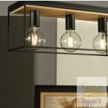ONLI PLAFONIERA PEPE LEGNO/NERO 3 LUCI 5065/PL3