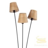 ONLI PIANTANA ASIA NERO/LEGNO 3 LUCI 5067/PT3