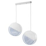 ONLI SOSPENSIONE ROLLO 2 LUCI BIANCO/AZZURRO 5079/S2