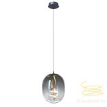 ONLI SOSPENSIONE LILLY VETRO FUME' LED 12W 4000K  5080/SF