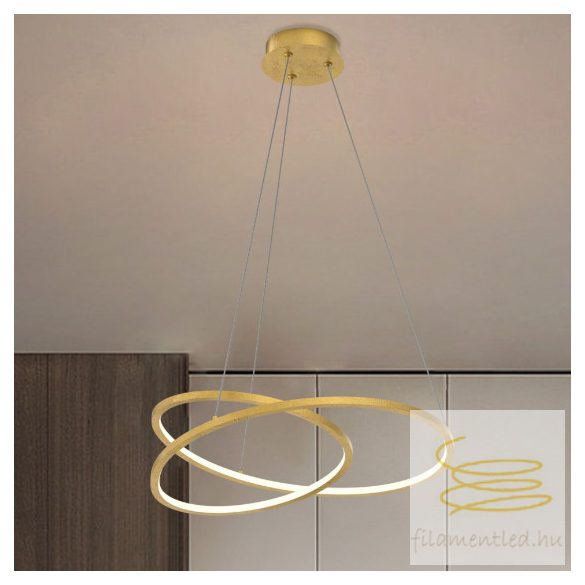 ONLI SOSPENSIONE LIBERTY FOGLIA ORO LED 30W 4000K 5081/SORO
