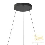 ONLI SOSPENSIONE MATE NERA DIAM. 80 CM LED 55W 4000K 5082/SG