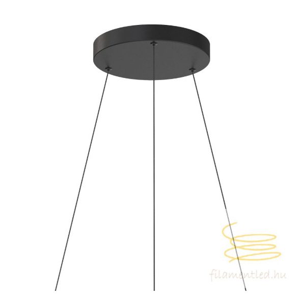 ONLI SOSPENSIONE MATE NERA DIAM. 80 CM LED 55W 4000K 5082/SG