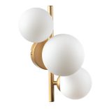 ONLI APPLIQUE PALOMA 3xG9 COL.ORO VETRI BIANCHI 5084/APORO