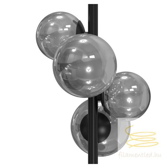 ONLI LUME GRANDE PALOMA 4xG9 COL.NERO VETRI FUME' 5084/LGN