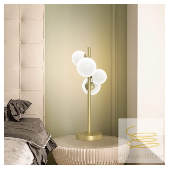 ONLI LUME GRANDE PALOMA 4xG9 COL.ORO VETRI BIANCHI 5084/LGORO