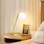 ONLI LUMETTO PALOMA 1xG9 COL.ORO VETRO BIANCO 5084/LORO