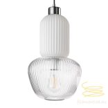 ONLI SOSP. JELLY 1xE27 DOPPIO VETRO TRASP./BIANCO SATINATO 5095/S