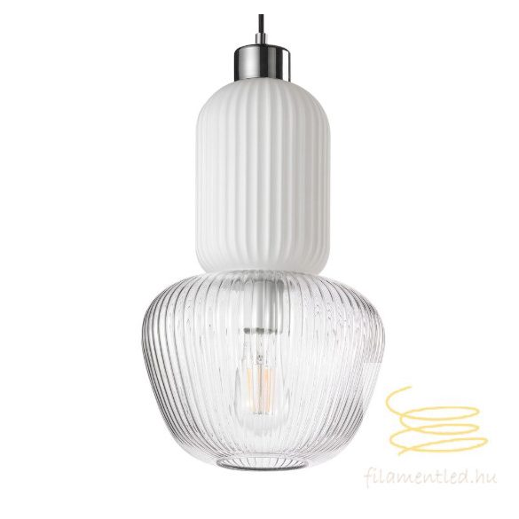 ONLI SOSP. JELLY 1xE27 DOPPIO VETRO TRASP./BIANCO SATINATO 5095/S