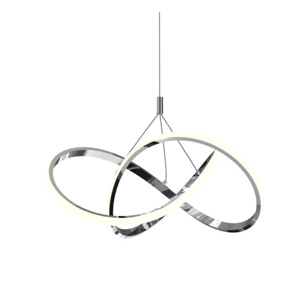 ONLI SOSPENSIONE LOOP CROMO LED 40W 4000K  5096/S