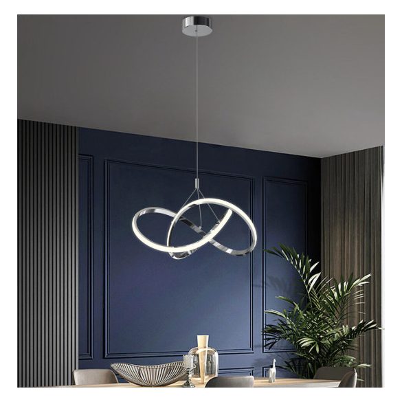 ONLI SOSPENSIONE LOOP CROMO LED 40W 4000K  5096/S