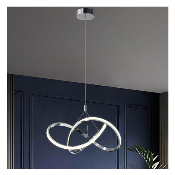 ONLI SOSPENSIONE LOOP CROMO LED 40W 4000K  5096/S