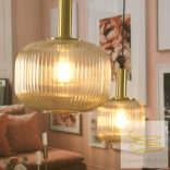 ONLI SOSPENSIONE DOROTY 1 LUCI D. 20 CM COL. AMBRA 5900/SPA