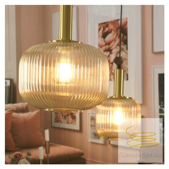 ONLI SOSPENSIONE DOROTY 1 LUCI D. 20 CM COL. AMBRA 5900/SPA