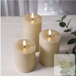 Startrading LED Pillar Candle Flamme Flow 060-12