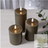 Startrading LED Pillar Candle Flamme Flow 060-19