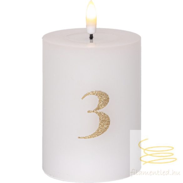 Startrading LED Pillar Candle 4 pack Flamme Advent 060-40